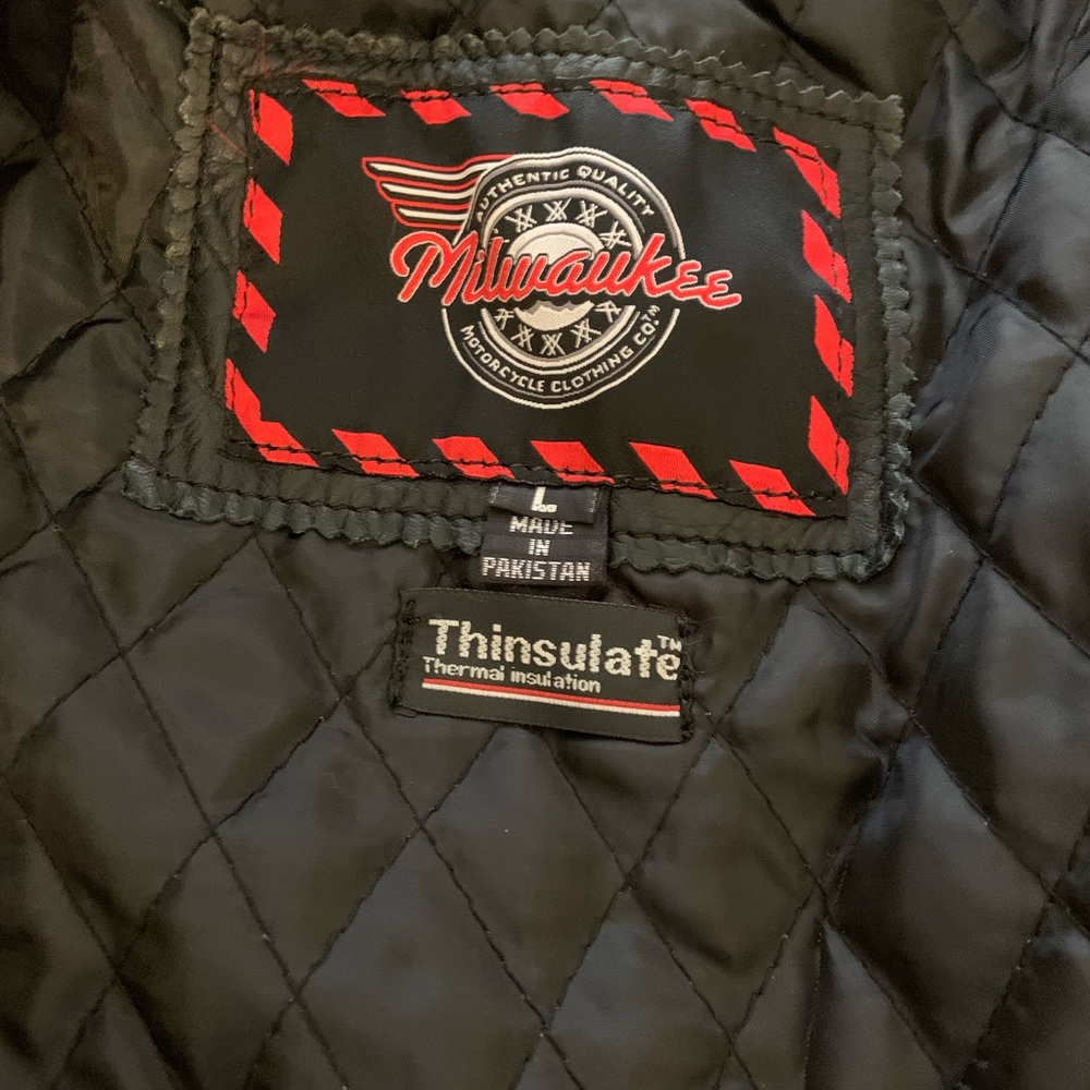 Leather Motorcycle Jacket - Picture 5 of 5